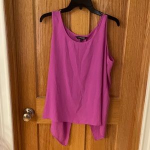 Express tank with open slit back